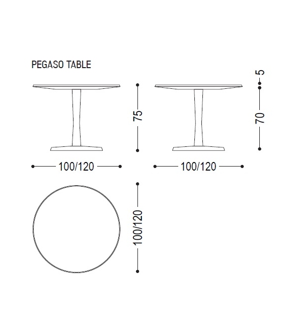 Pegaso Riva 1920 Table D'Appoint