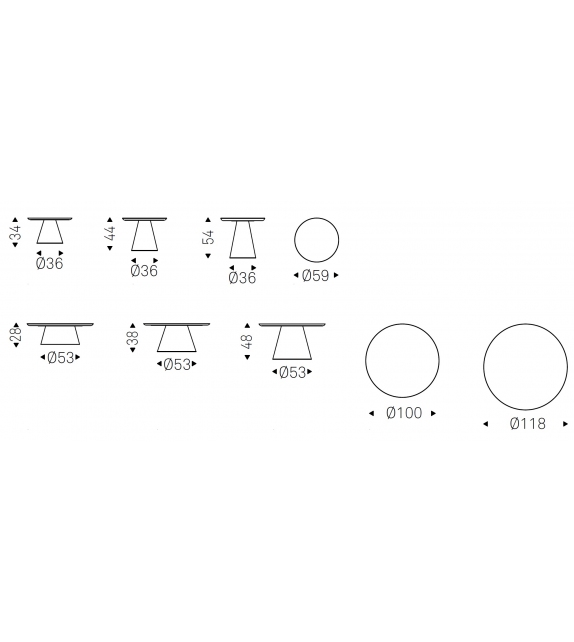 Albert Keramik Cattelan Italia Tavolino