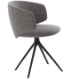 Universal MDF Italia Padded Armchair with 4 Spokes