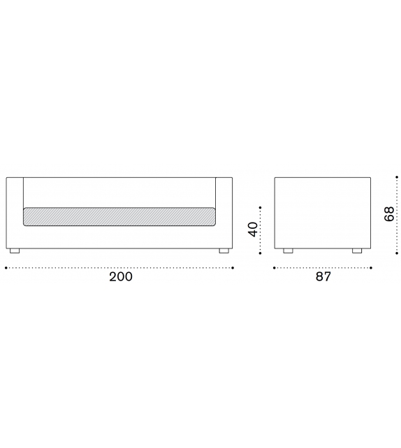 Cube  Ethimo Canapé
