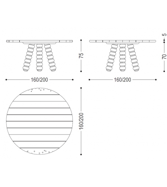 Bric Riva 1920 Tisch