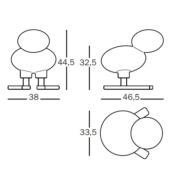 Happy Bird Polyethylene Magis Abstract Bird