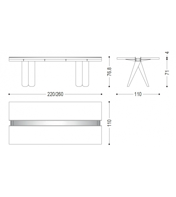 Canal Riva 1920 Table