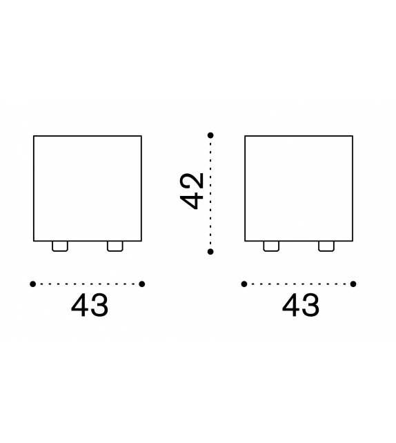 Cube Ethimo Footrest