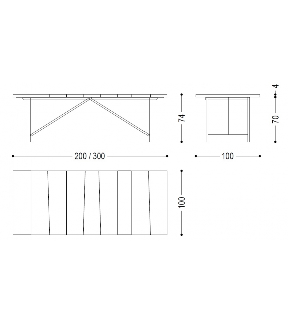 Nervi Table Riva 1920 Tavolo