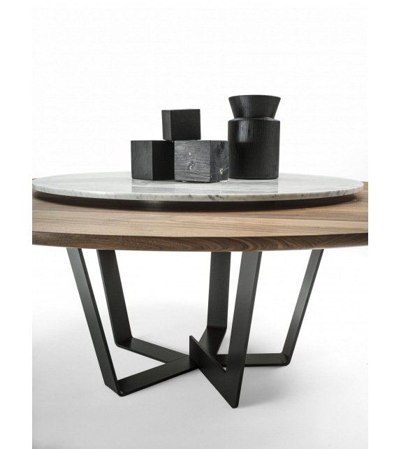 Kohi Riva 1920 Tavolo con Lazy Susan