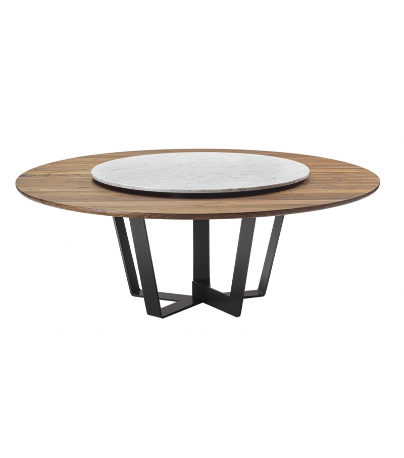 Kohi Riva 1920 Tisch mit Lazy Susan