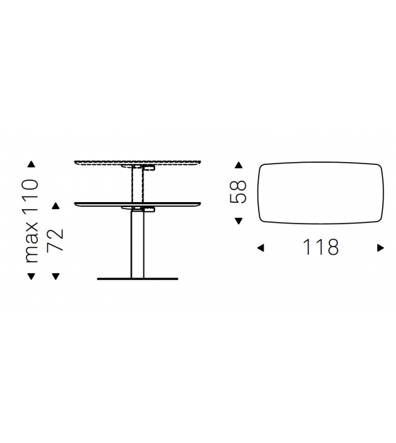 Runner Keramik Cattelan Italia Desk