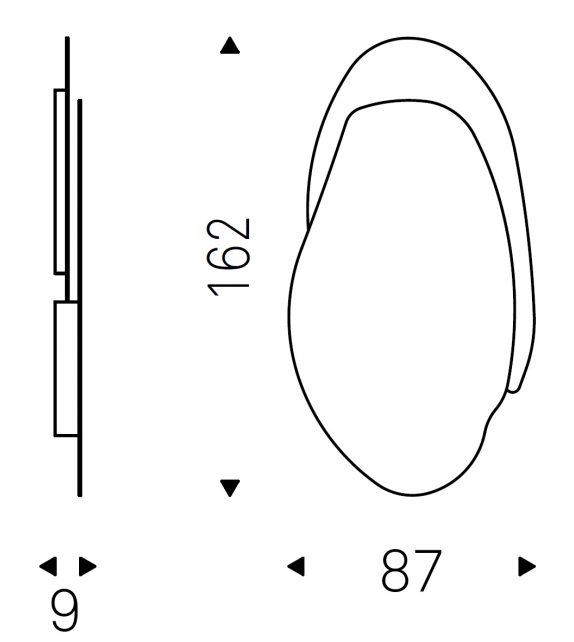 Akumal Cattelan Italia Miroir