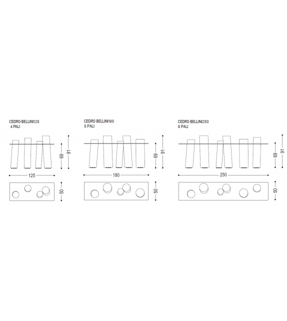 Venice Cedro Riva 1920 Consolle