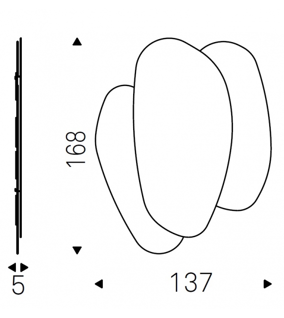 Ulisse Cattelan Italia Espejo