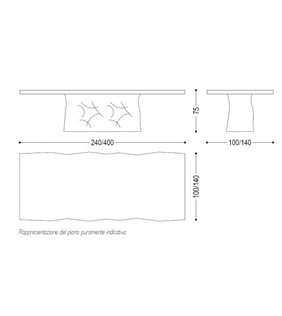 Kauri Riflessi Millenari Riva 1920 Tisch