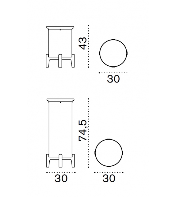Shake Ethimo Floor Lamp