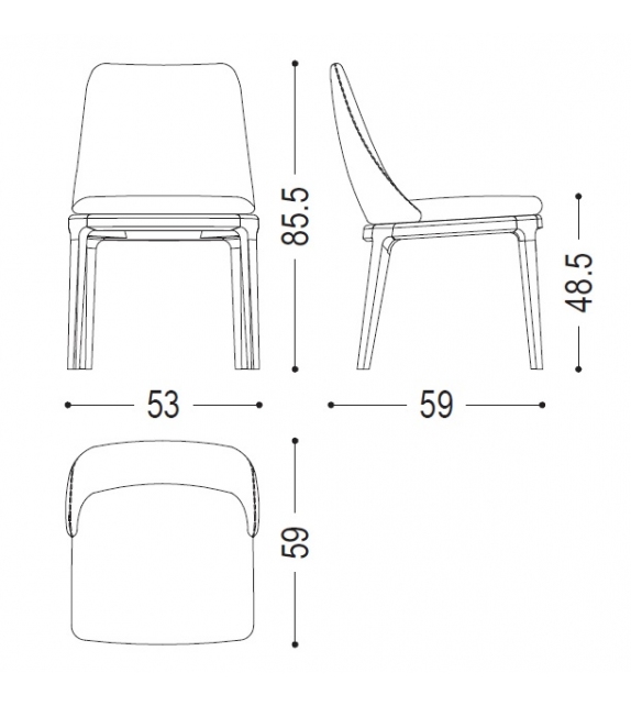 Cloe Riva 1920 Chaise