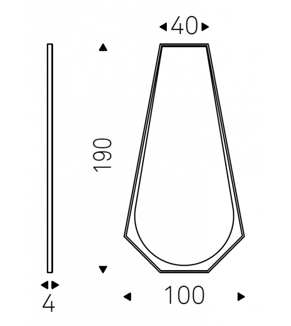 Sautern Cattelan Italia Specchio
