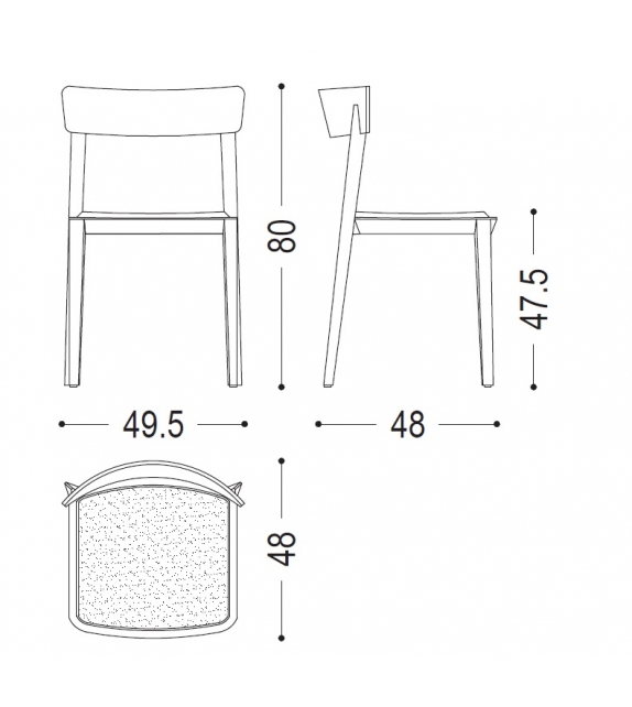 Mia Leather Riva 1920 Chair