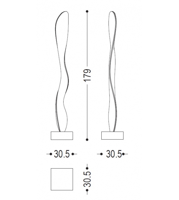 Fiamma Lamp Riva 1920 Floor Lamp