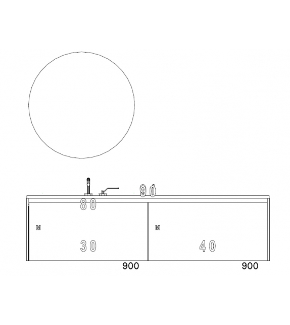 Free Zone Boffi Bathroom System