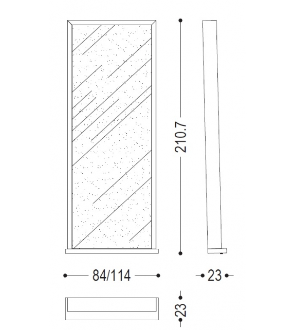 Sincera Riva 1920 Miroir