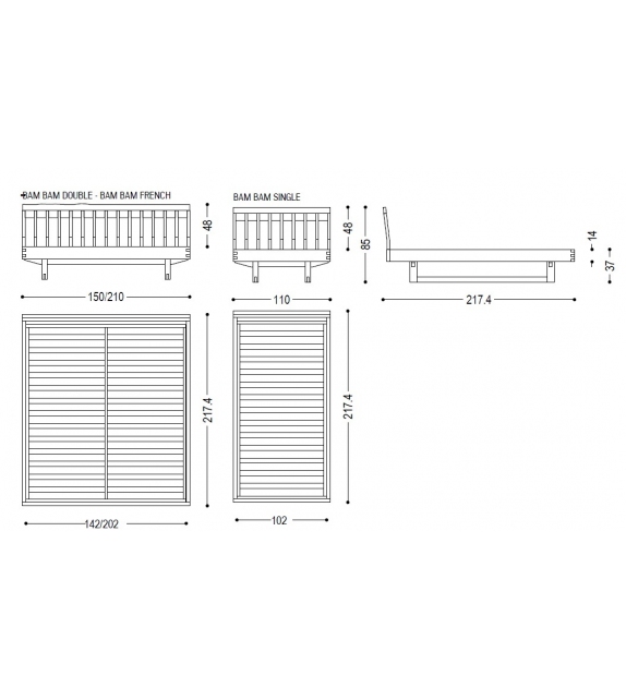 Bam Bam Riva 1920 Cama