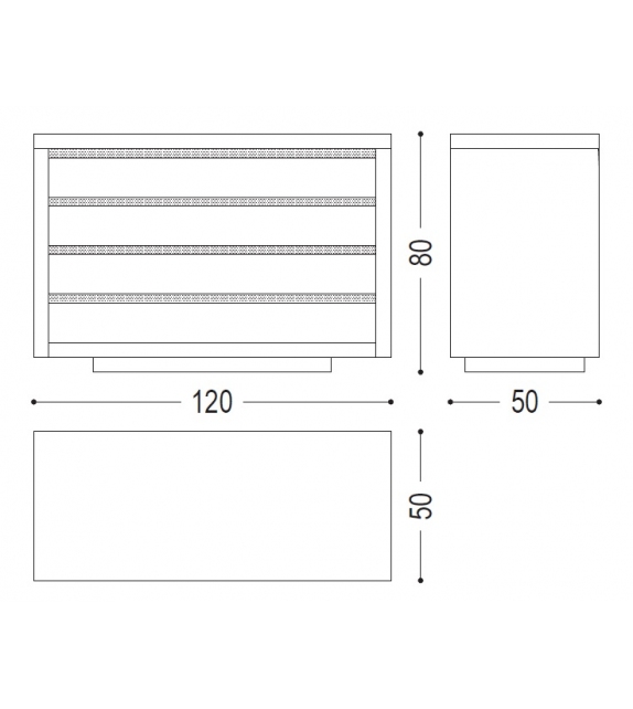 Kyoto 6 Riva 1920 Chest of Drawers