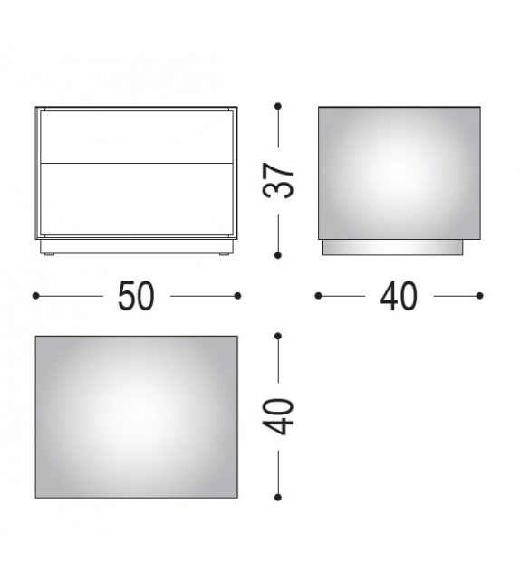 Rialto Night Riva 1920 Bedside Table