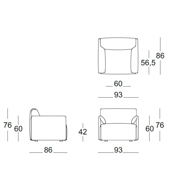 Costume Magis Armchair With Armrests