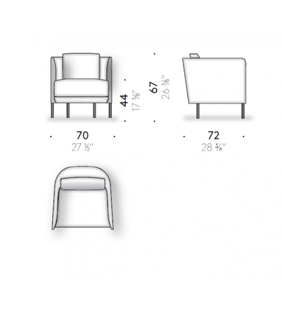 Tiny Blendy De Padova Fauteuil