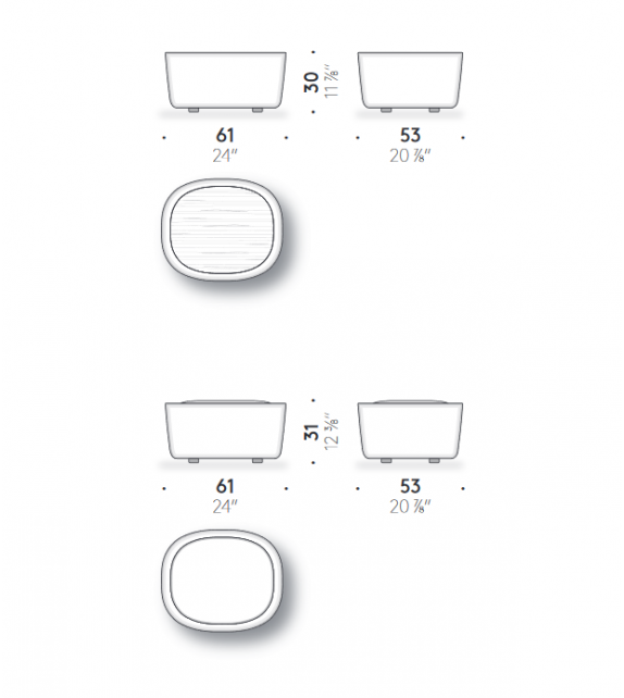 Ripamonti De Padova Pouf