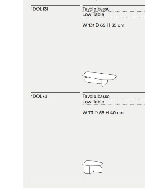 Dolmen Tacchini Tavolino