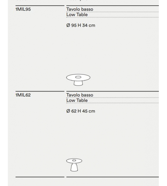 Mill Tacchini Couchtisch