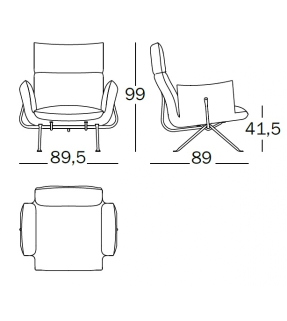 Officina High Back Magis Armchair