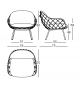 Piña Magis Sillón Outdoor