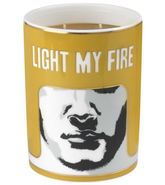 LCDC Il Favorito Amber Lagoon Ginori 1735 Candleholder