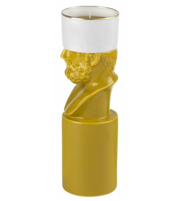 LCDC Il Letterato Saffron Ginori 1735 Candleholder