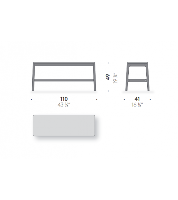Everyday Life DePadova Bench