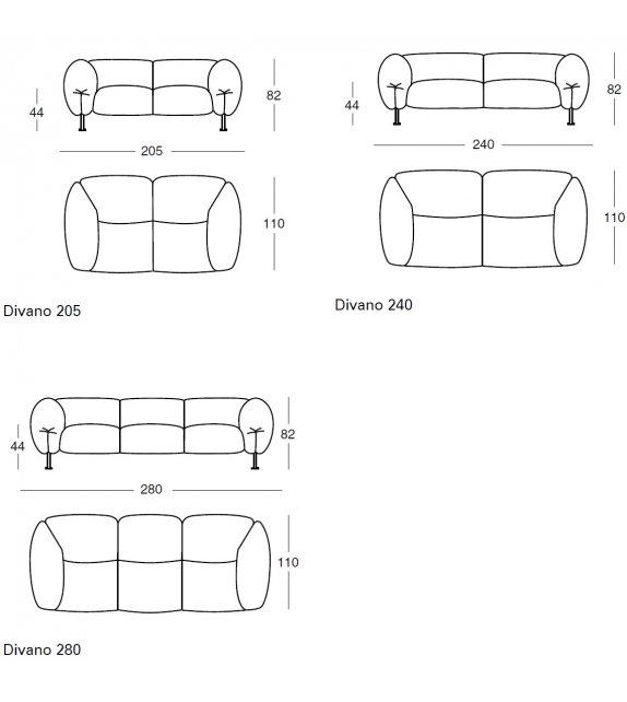 1045 Za:Za Zanotta Sofa