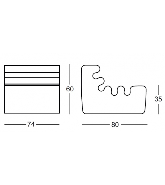 870 Karelia Zanotta Fauteuil