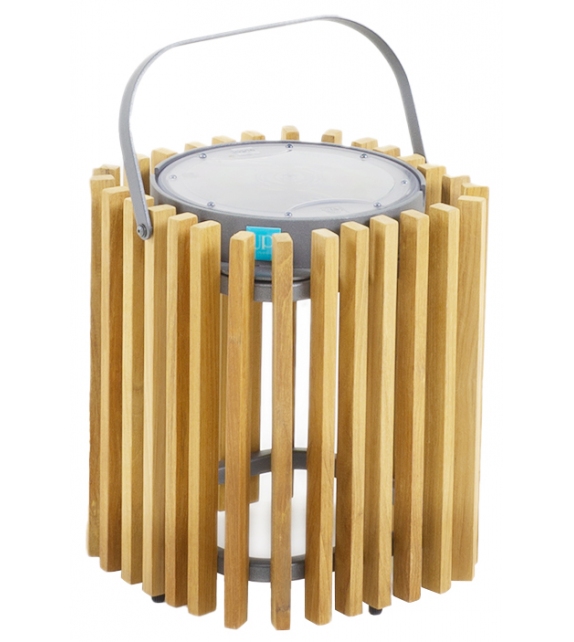 Solare Quadrangular Unopiù Làmpara de Pie/Mesa