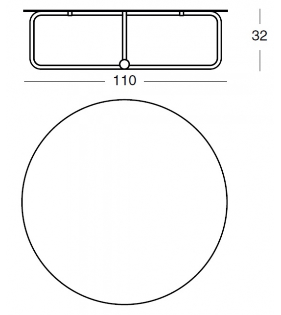 628 ToTo Zanotta Coffee Table