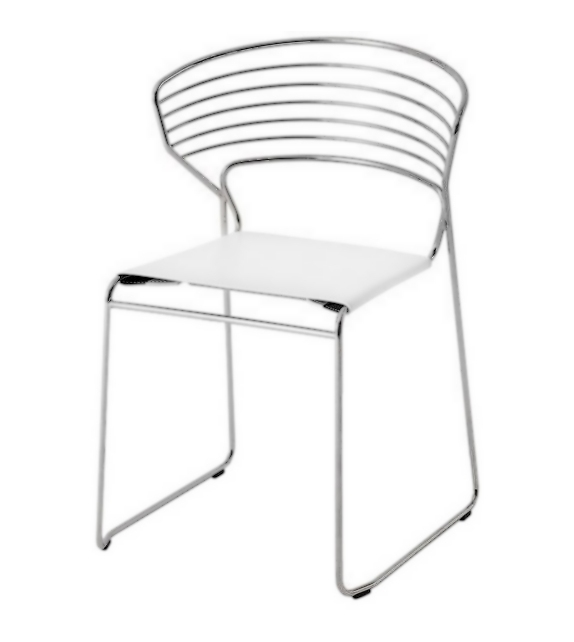 Koki Wire Cuoio Desalto Stuhl