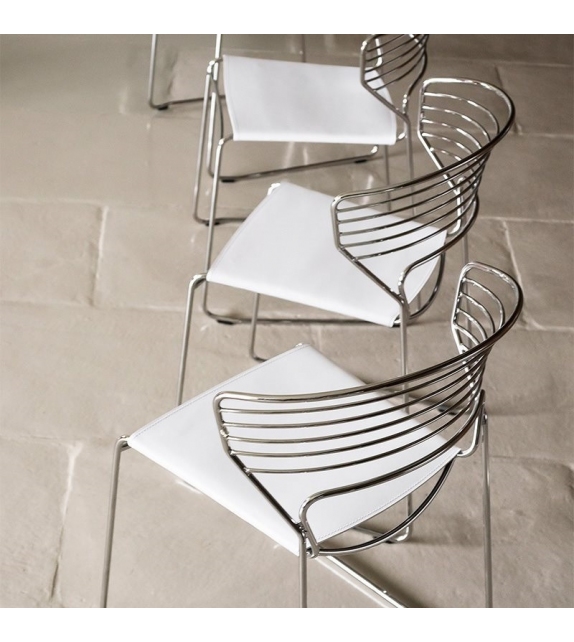 Koki Wire Cuoio Desalto Sedia