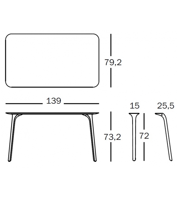 First HPL Magis Mesa Rectangular