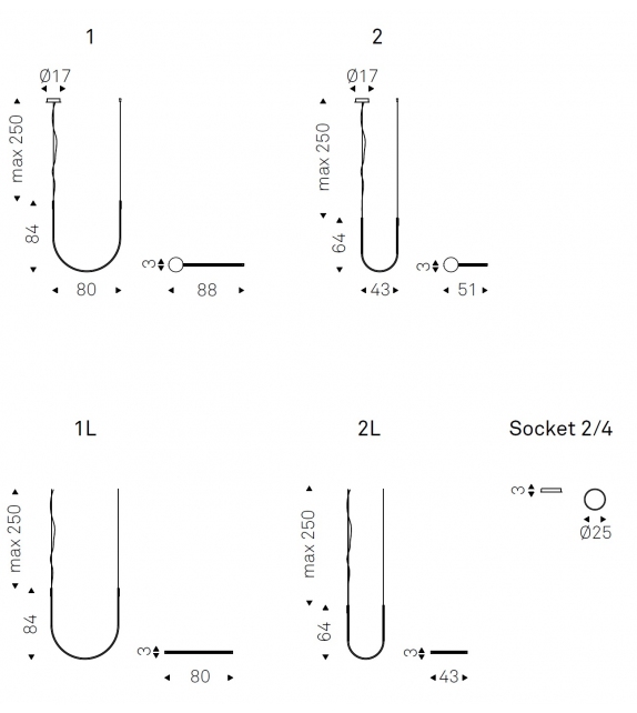 Nahun Cattelan Italia Ceiling Lamp