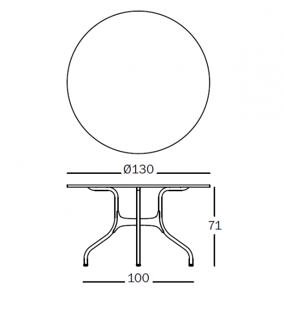 Milà 130 Table Magis