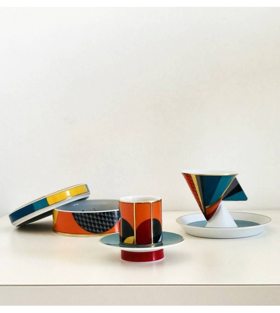 Futurismo Vista Alegre Taza Café con Platillo