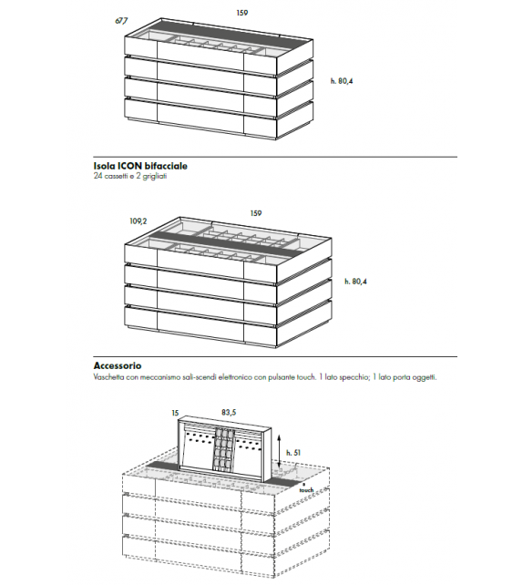 Isola Icon Olivieri Kommode