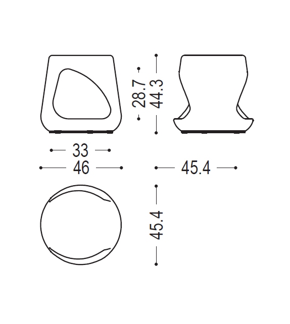 Geppo Riva 1920 Stool