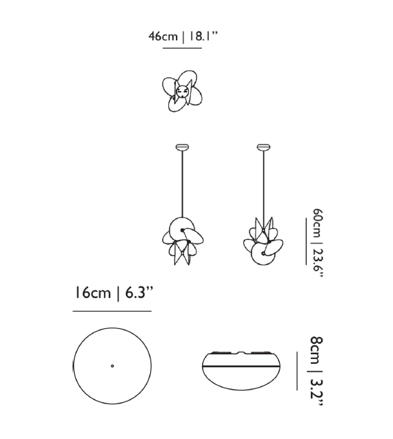 Serpentine Moooi Lampada a Sospensione