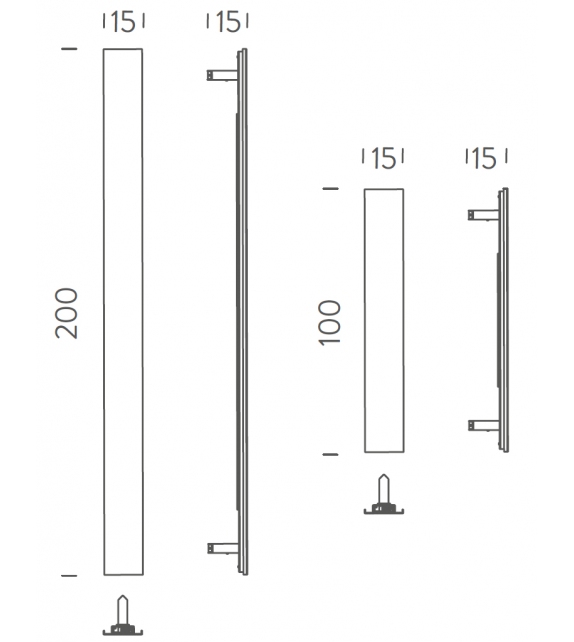 Angolo Nemo Wall/Ceiling Lamp